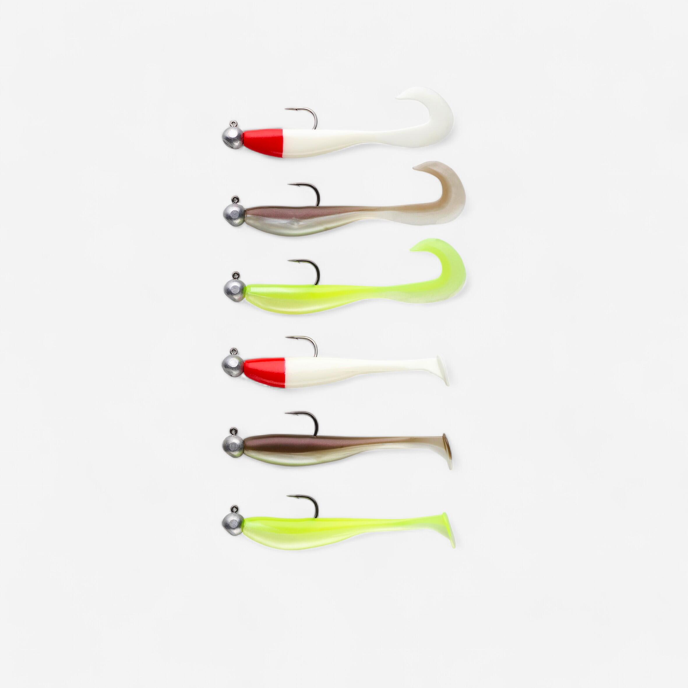 Caperlan - Leurres Souples Montes Kit Natori Shd 75 / Grb 80 Rtc - Leurre Souple - Peche - Blanc-jaune-marron - Taille Unique - Decathlon