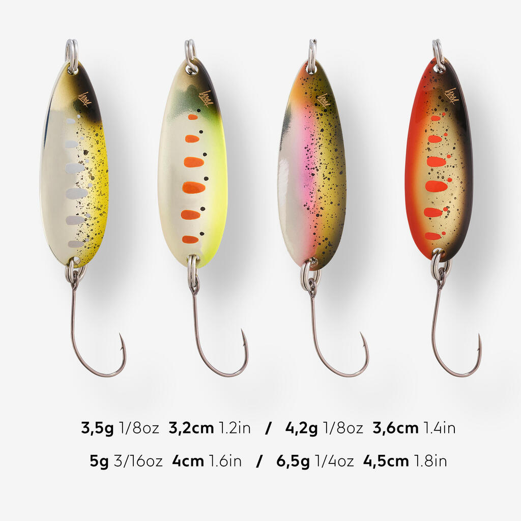 MICRO UNDULATING TROUT SPOON KEA MCO 4 CM 5 G YAMAME NEON