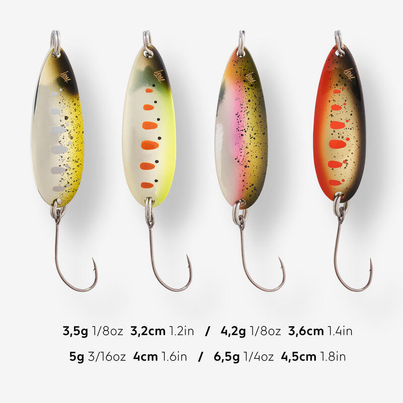 Linguriță micro oscilantă păstrăv KEA MCO 3,6 cm 4,2g YAMAME fluo 