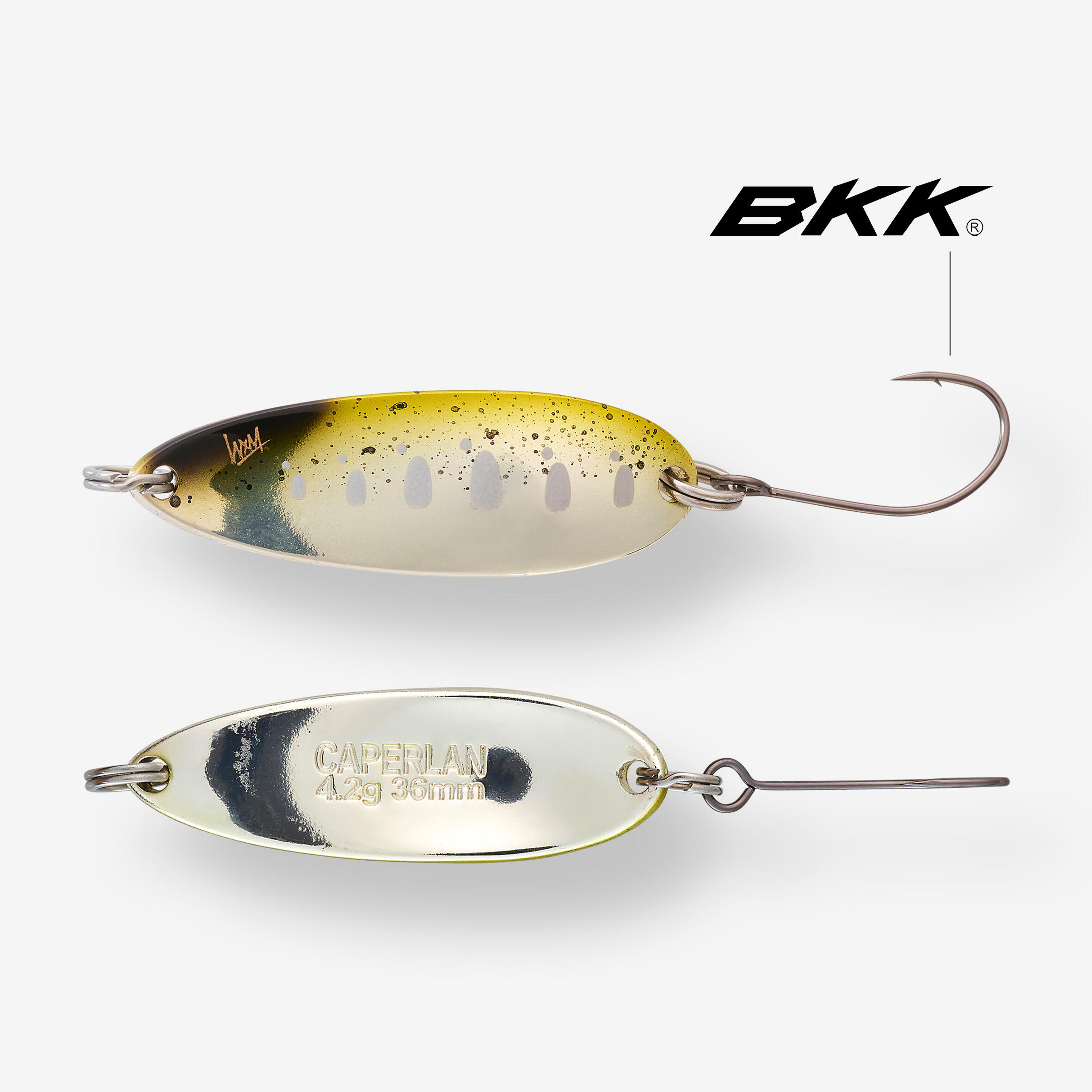 Micro Undulating Trout Spoon - KEA MCO 3.6 cm 4.2 g (1 2/5", 1/10 oz.) Yamame - CAPERLAN