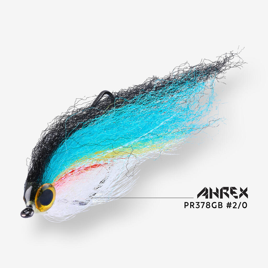 Swimbait Streamer - Predator HRK-61 blaue Kiemen 