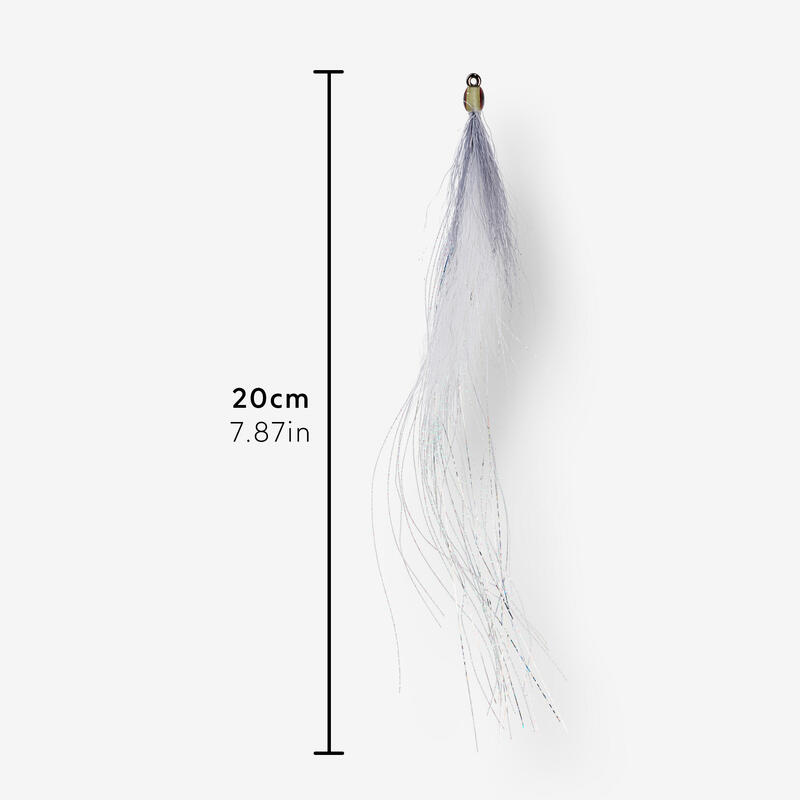 Hecht Streamer - Predator HRK-76 grau/weiss 