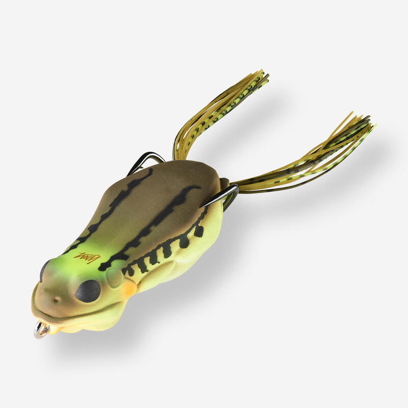 senvenelec Esca Ray Frog Topwater rana manovella rana esca, esca morbida  pesca esca rana 3D occhio e gancio, pesca rana rana morbida - 5 pezzi :  : Sport e tempo libero