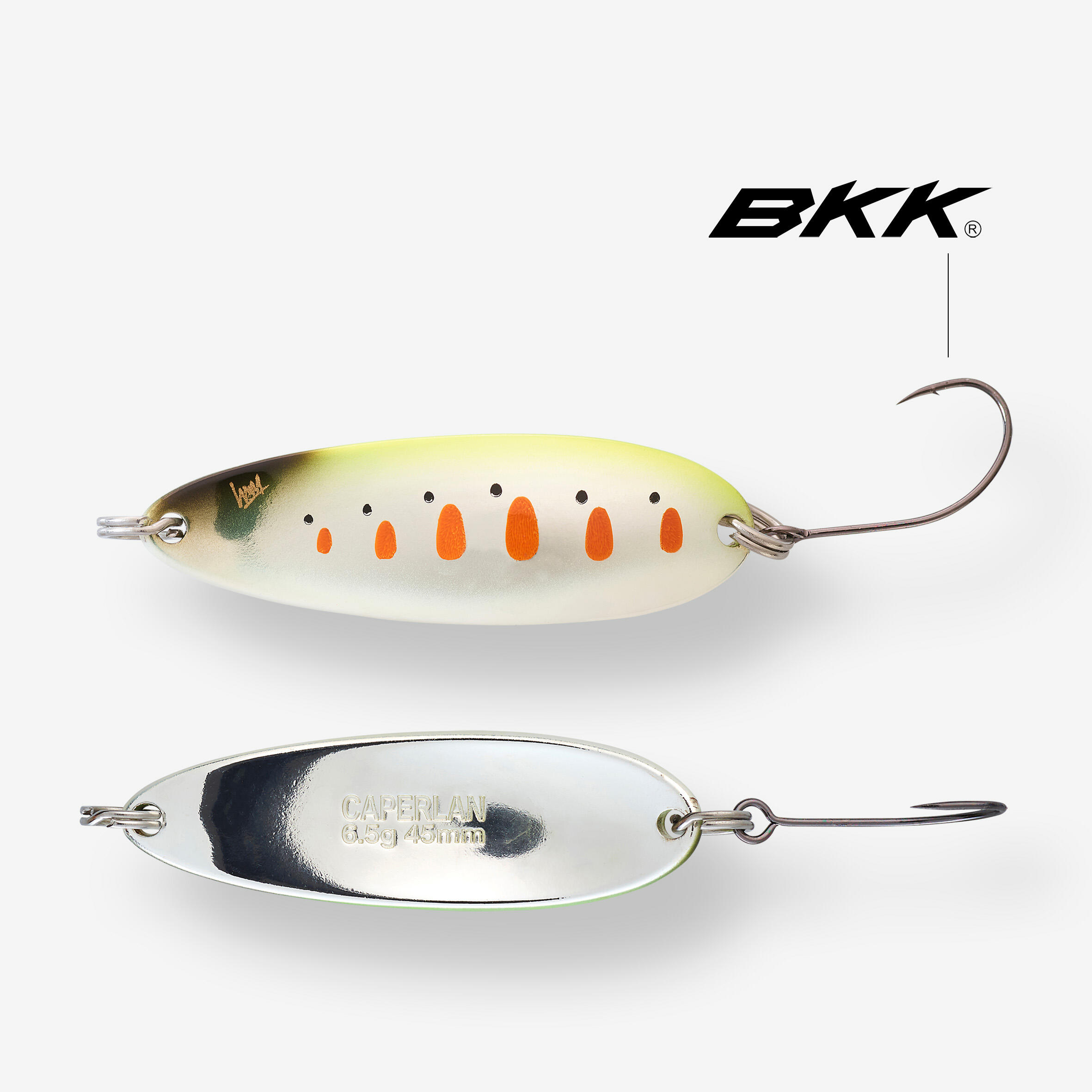 CAPERLAN Mikroplandavka na pstruhy Kea Mco 4,5 cm/ 6,5 g Yamame fluo bez · záber 6
