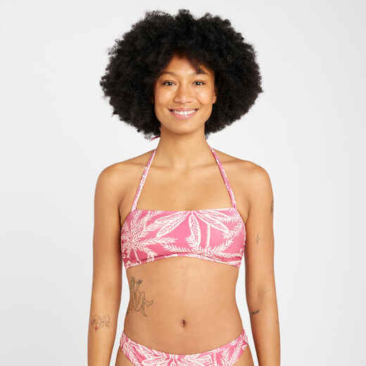 
      Haut de maillot de bain bandeau texturé Femme - Laura palmer rose
  