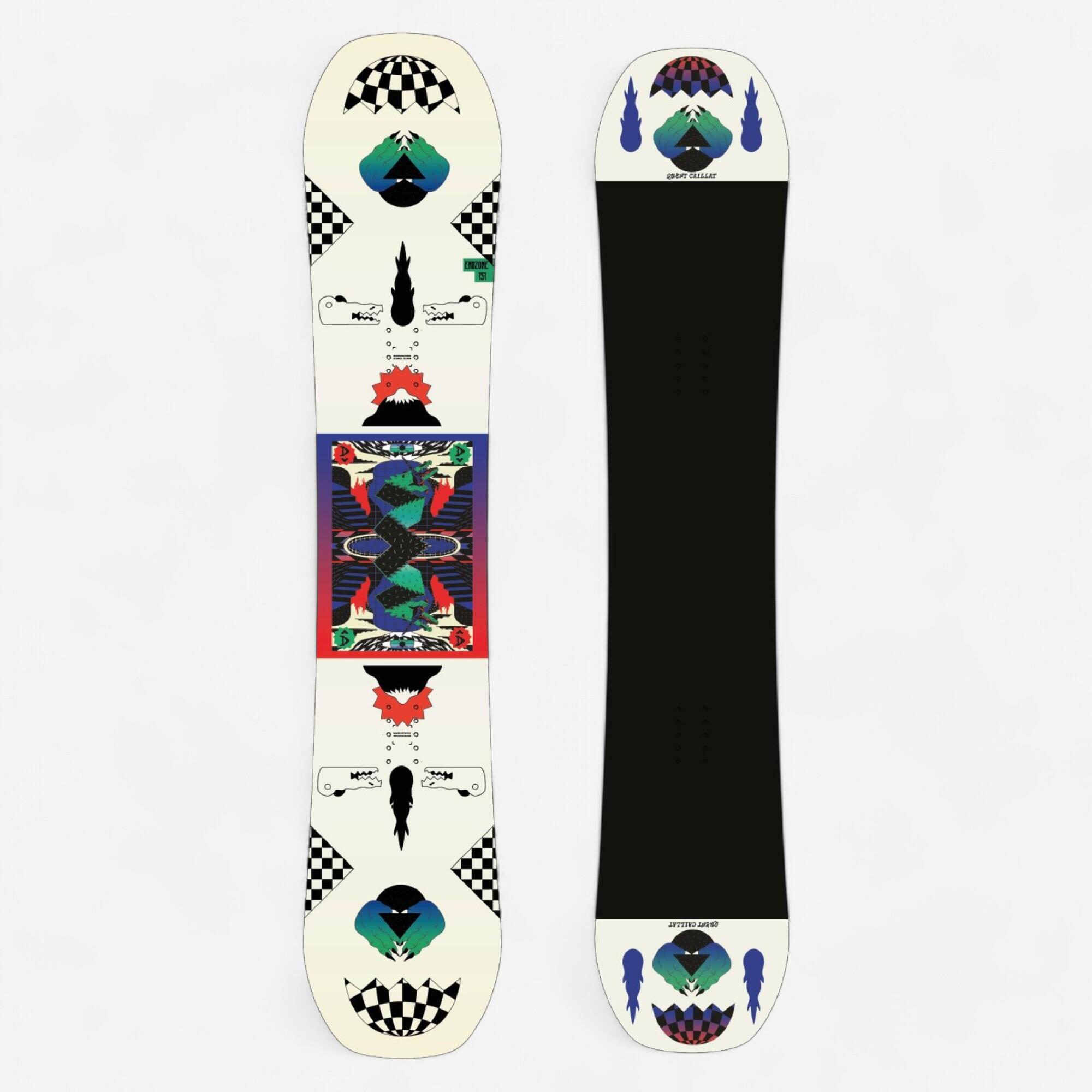 Men's Freestyle & All-Mountain Snowboard - Endzone 500 - DREAMSCAPE