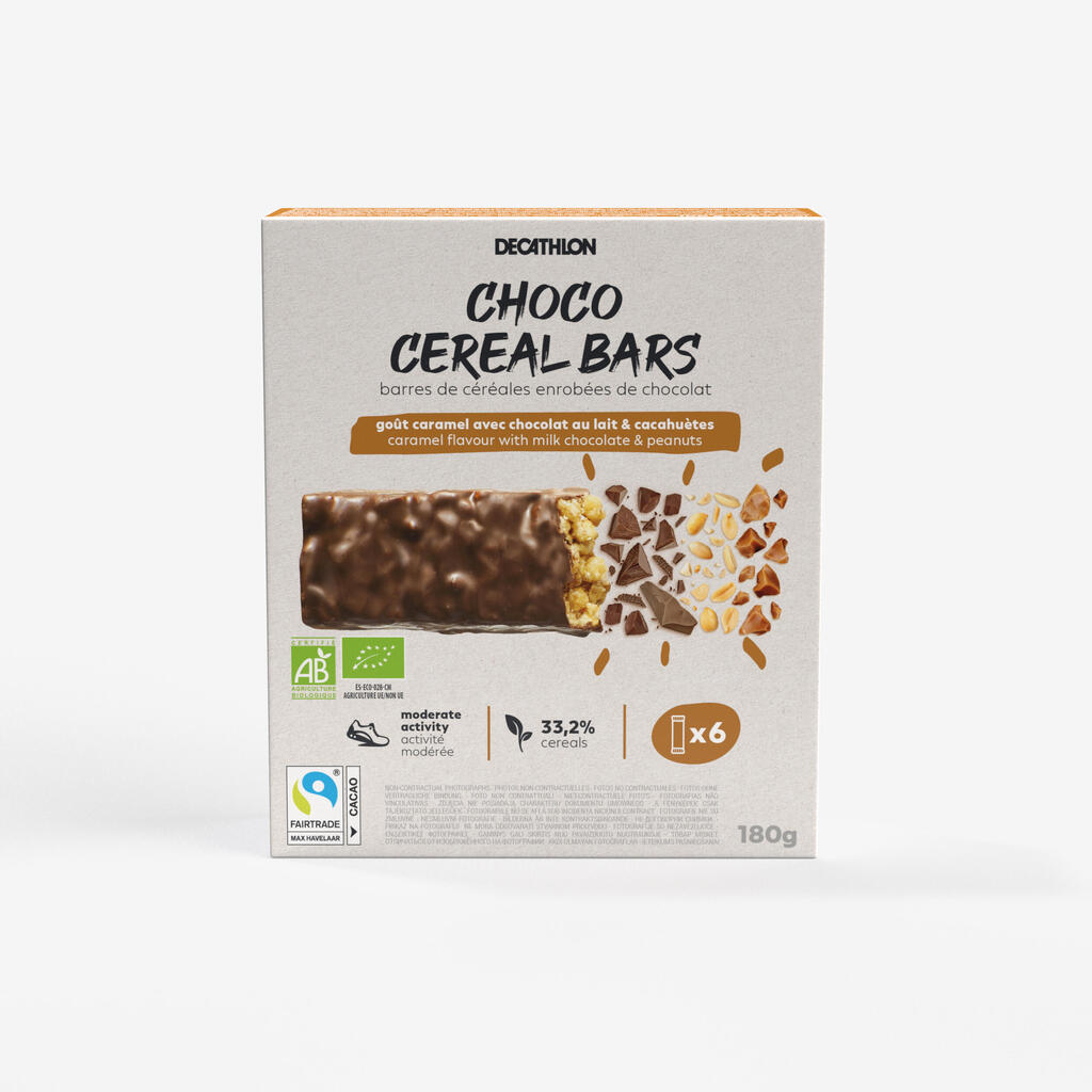 Chocolate Coated Cereal Bar  x6