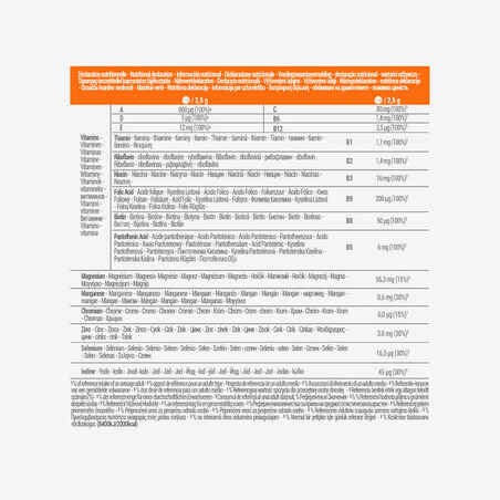 Multivitamins and sugar-free natural orange flavour - 30 tablets