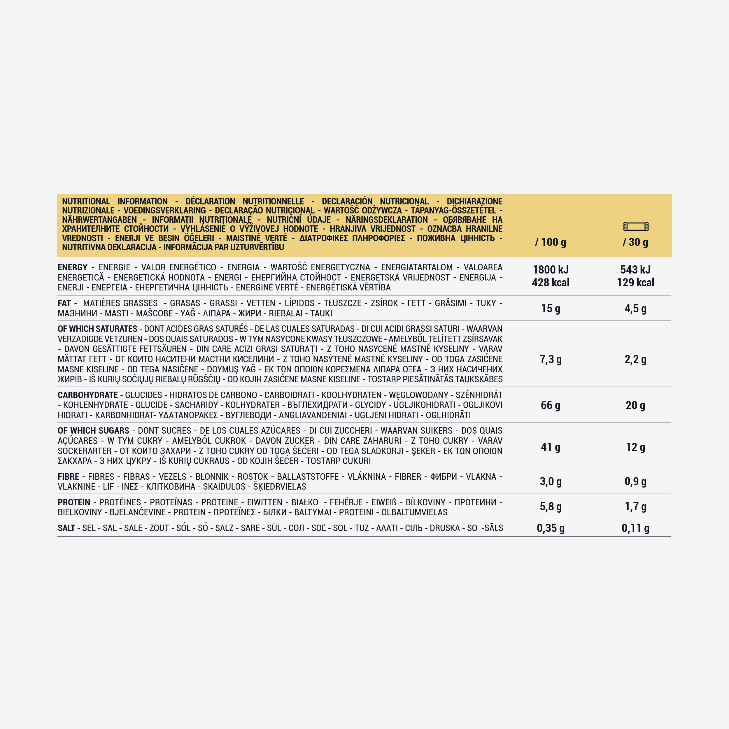 COATED CEREAL BAR X6 - CHOCOLATE BANANA 2/2