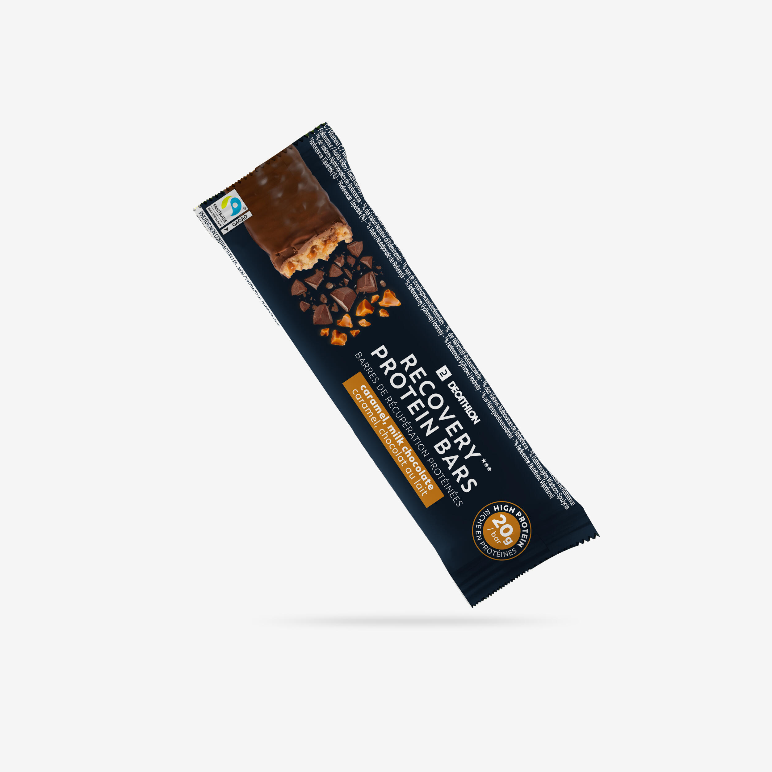 Decathlon - Barre Protéinée De Récupération Chocolat / Caramel - Barre Protéinée - Nutrition Et Soin - - Taille Unique - Decathlon