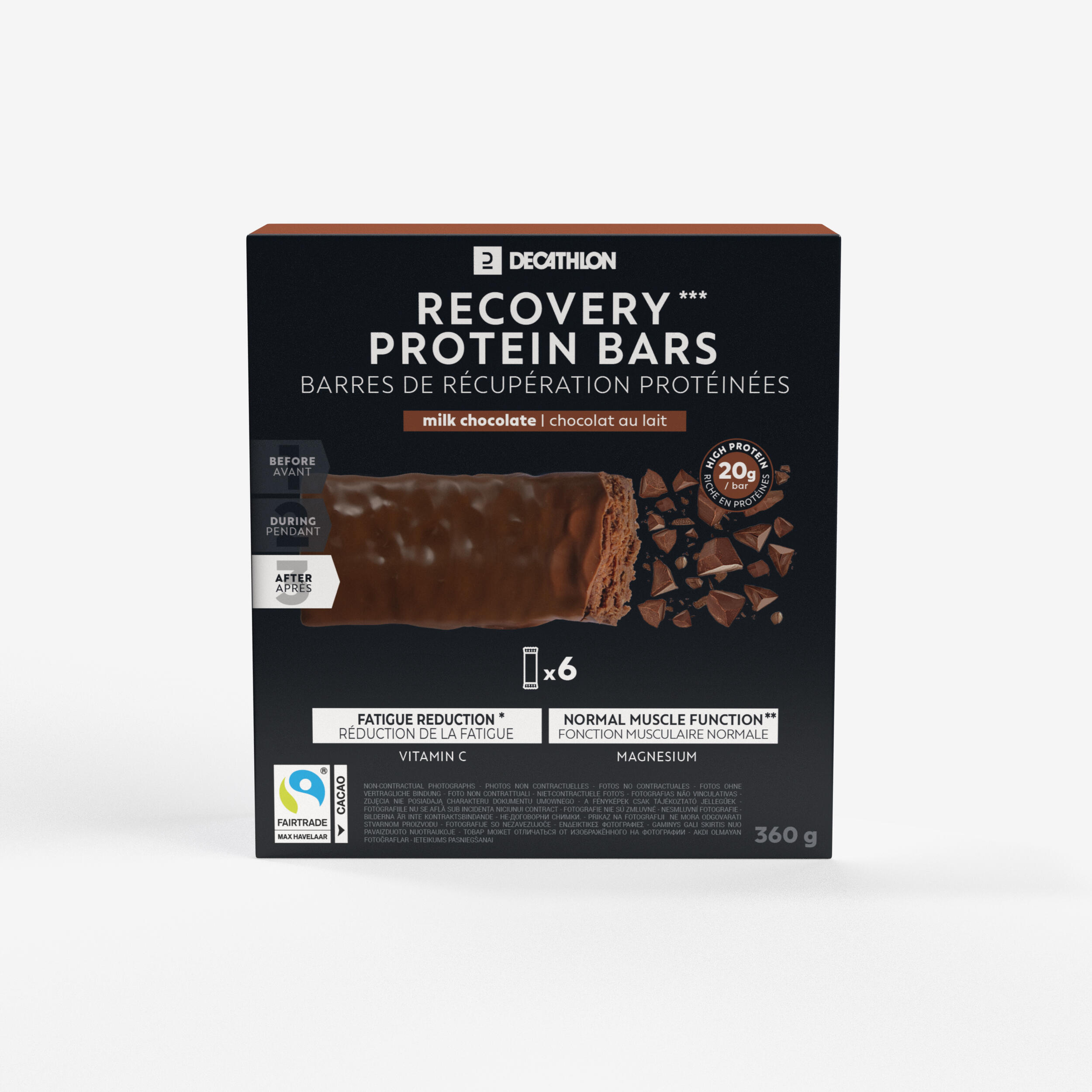 DECATHLON Recovery Protein Bar *6 Chocolate