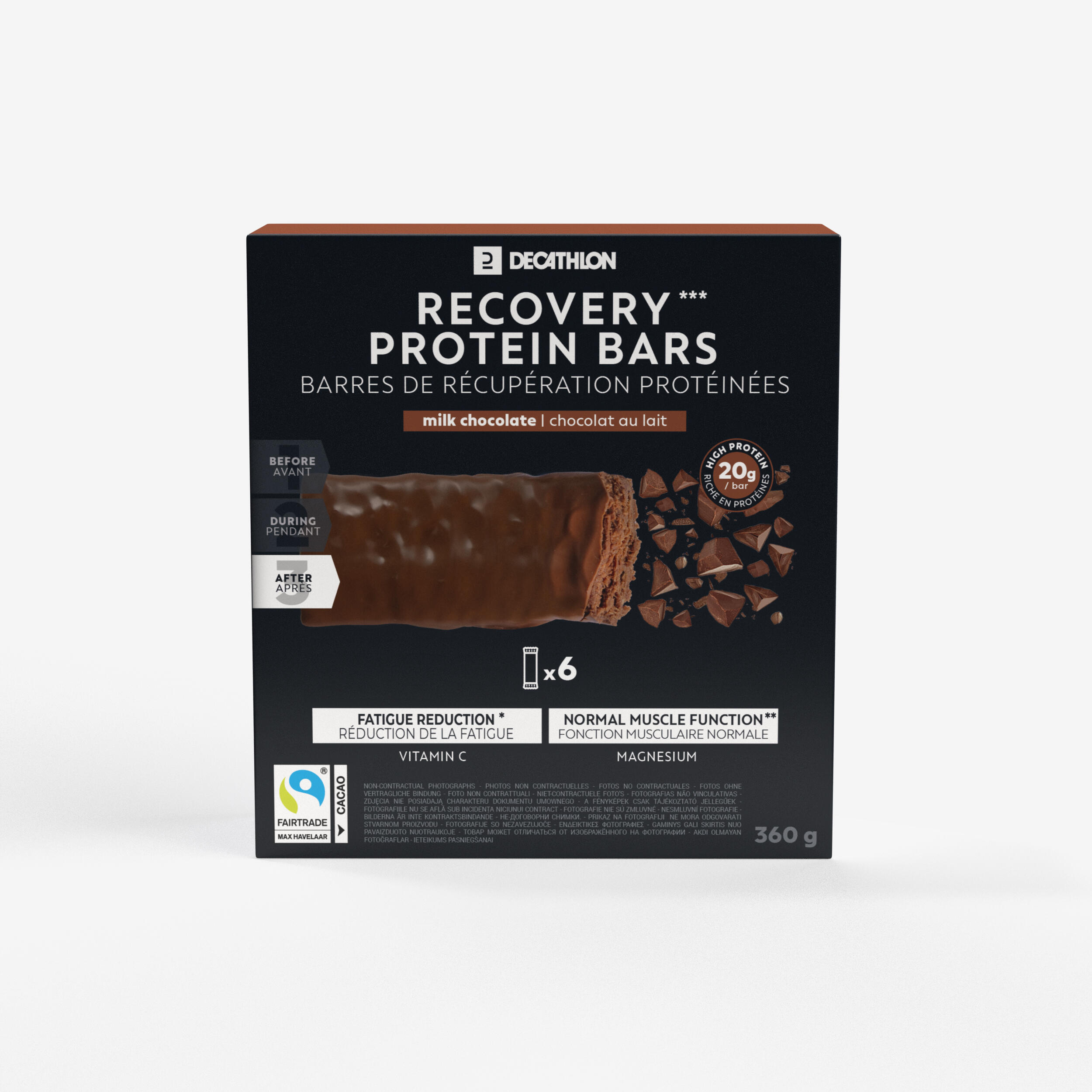 Barra de proteínas de recuperação *6 chocolate