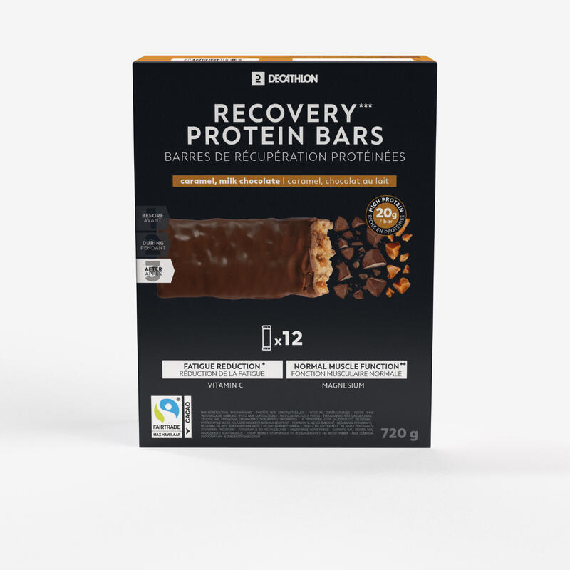 Barra Proteica de recuperação *12 Chocolate / Caramelo