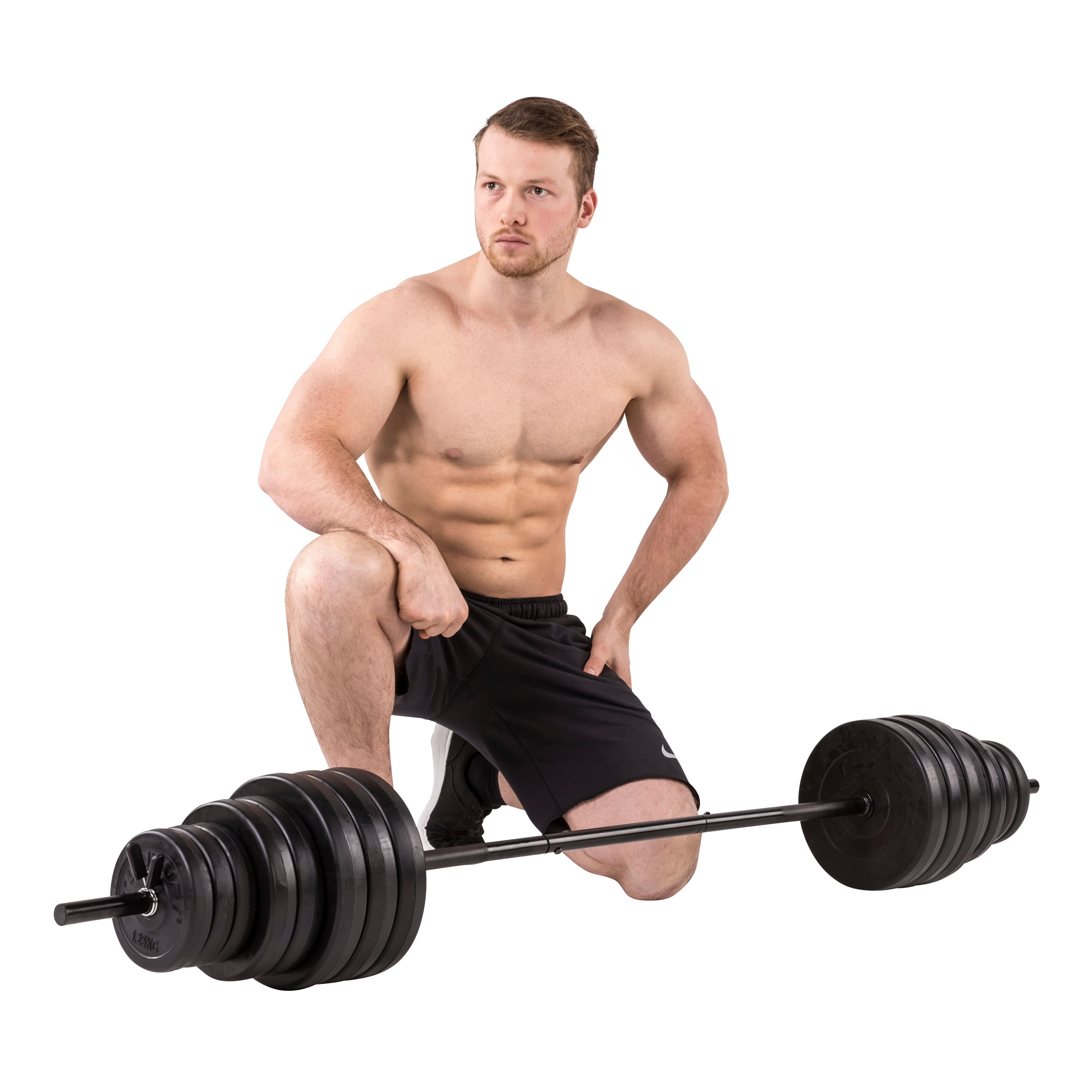 Tunturi - Kit Haltères Et Barre Vinyl 50kg Tunturi - Haltère - Materiel Musculation - - Taille Unique - Decathlon