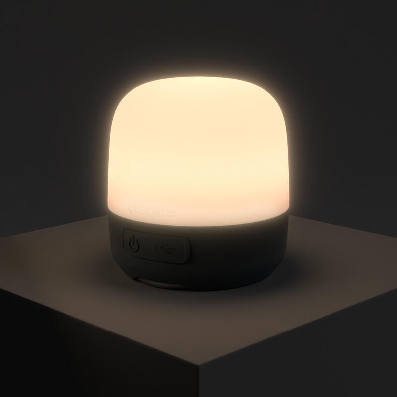 Lampka kempingowa ładowana Quechua BL60 USB-C i dynamo 60 lumenów