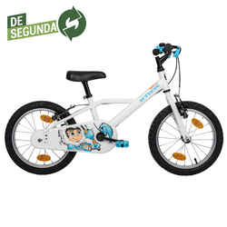 Bicicleta para niños HYC100 inuit rin 16" 4 - 6 años - De Segunda