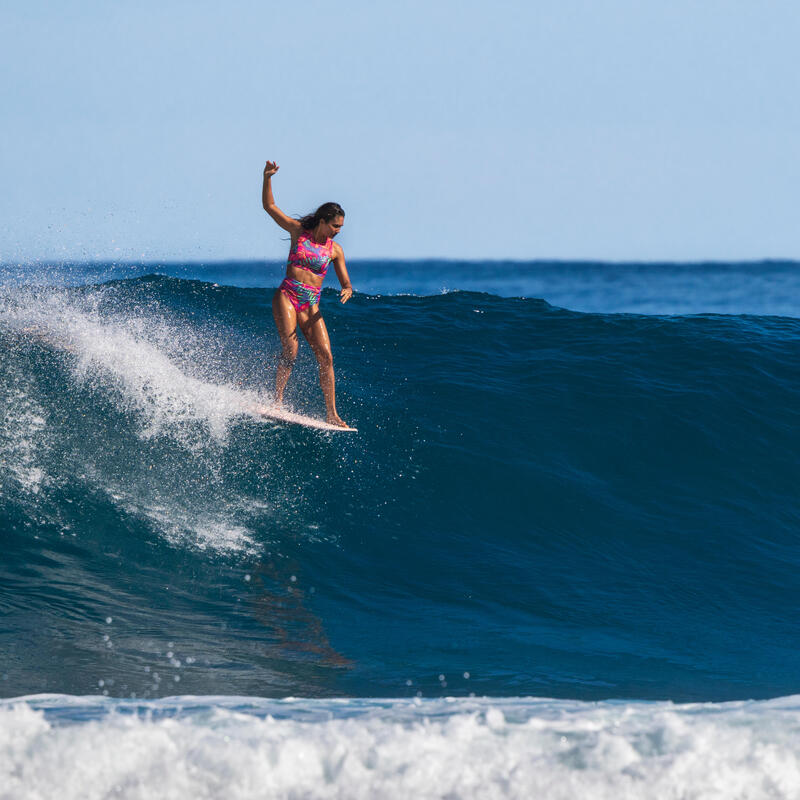 Bikinitop voor dames surfen Carla longi paars