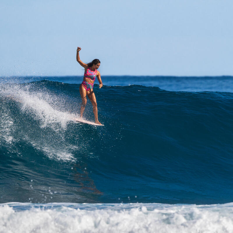 Góra kostiumu kąpielowego surfingowego damska Olaian Carla Longi