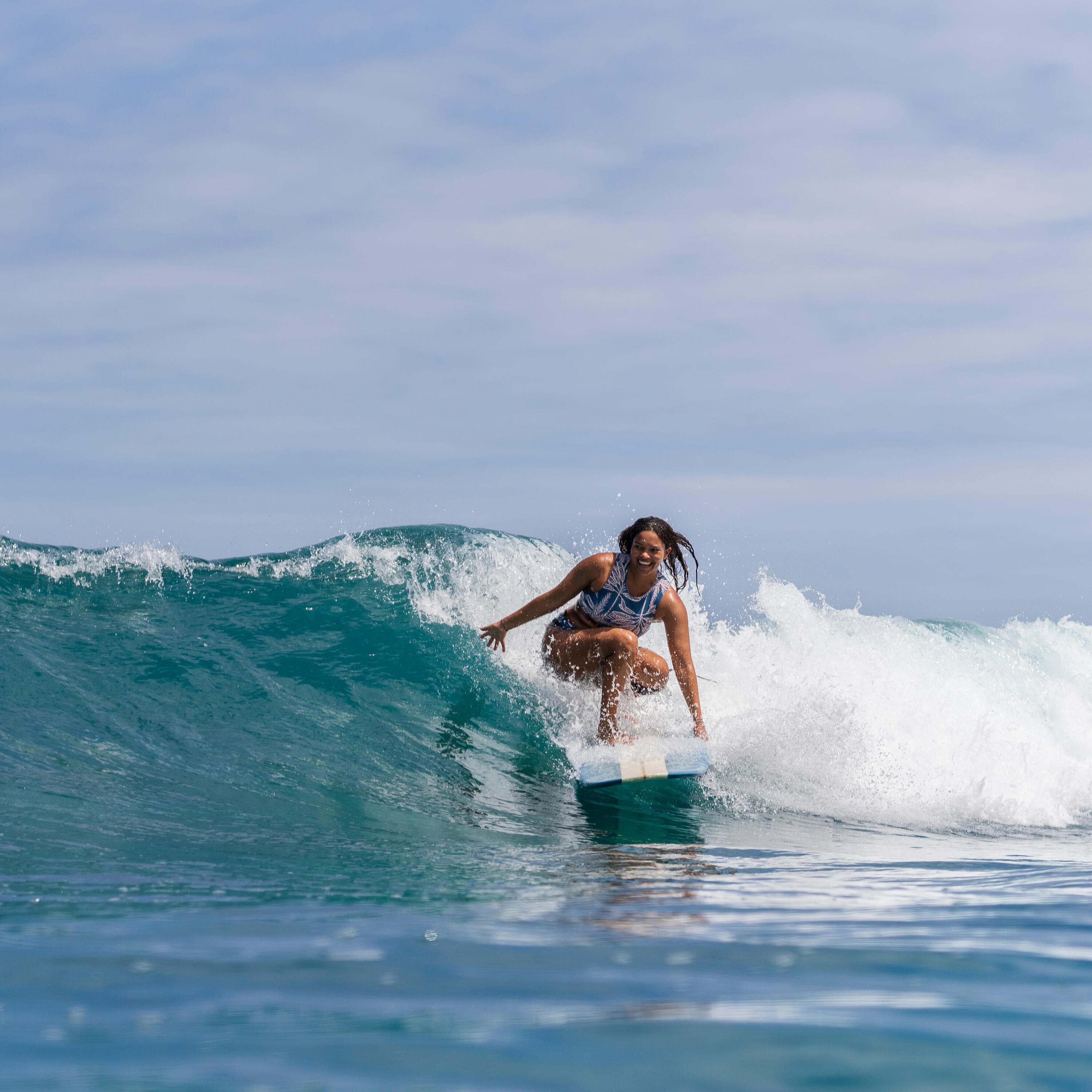 Tabla surf longboard resina 9' 67L Peso <100kg Nivel experto 14/19