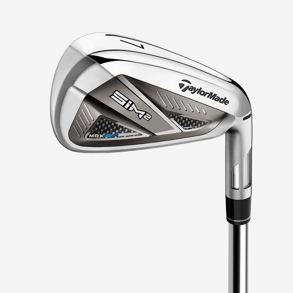 Golfo lazdų rinkinys dešiniarankiams „Taylormade SIM2 Max Iron“, plieniniu kotu