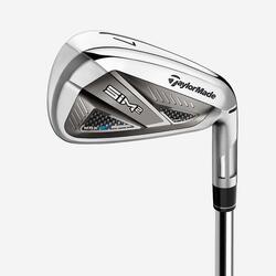 Serie de hierros golf diestro acero regular - TAYLORMADE SIM2 MAX