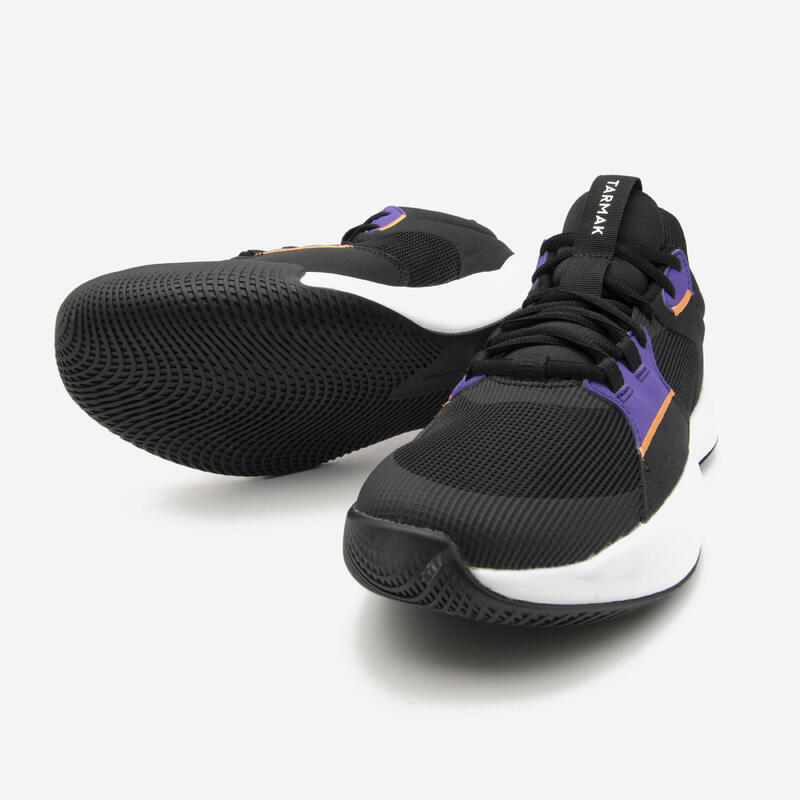 Zapatillas de baloncesto hombre/mujer -  FAST 500 LOW Negro