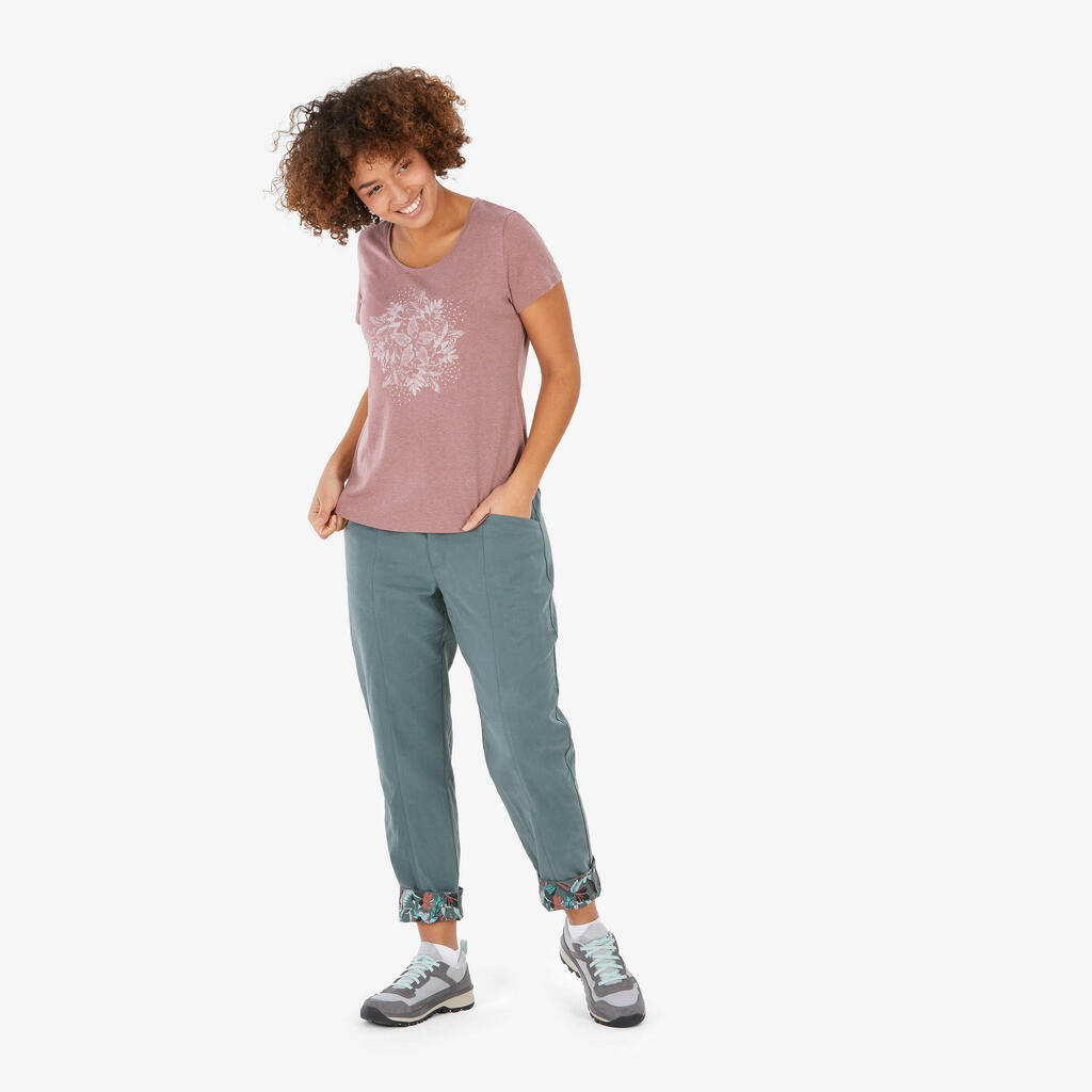Chaussure de randonnée - NH500 Basse Cuir WP - Femme