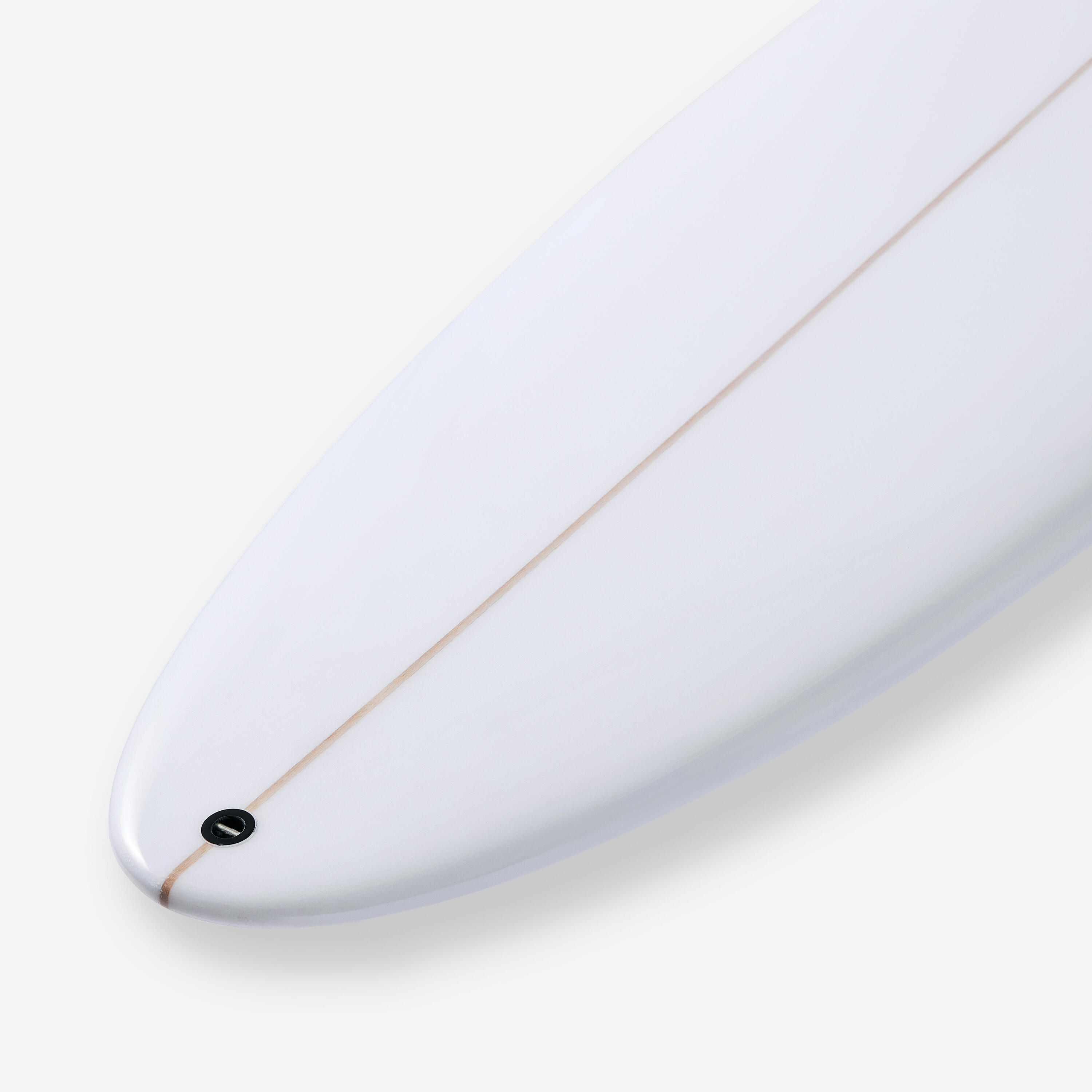Surfboard 7'4" - 900 mid-length white 5/10