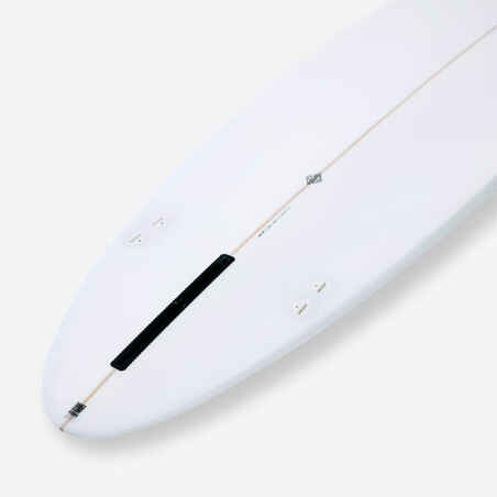 Surfboard 6'8" - 900 mid-length white