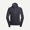 Mens Mountain Trekking Warm Softshell MT-500 Black