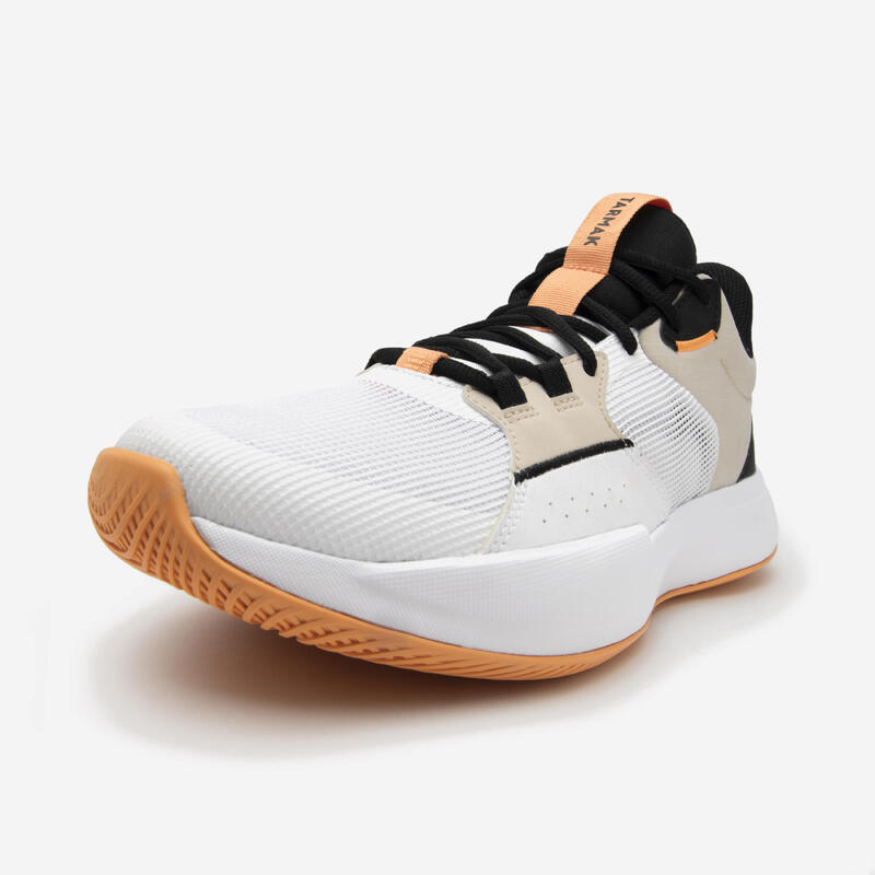 Basketbalschoenen voor heren/dames FAST 500 LOW wit