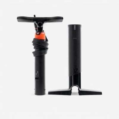Pumpe kompakt Doppelhub für Stand-Up-Paddle und Kajak Hochdruck 0–20 PSI