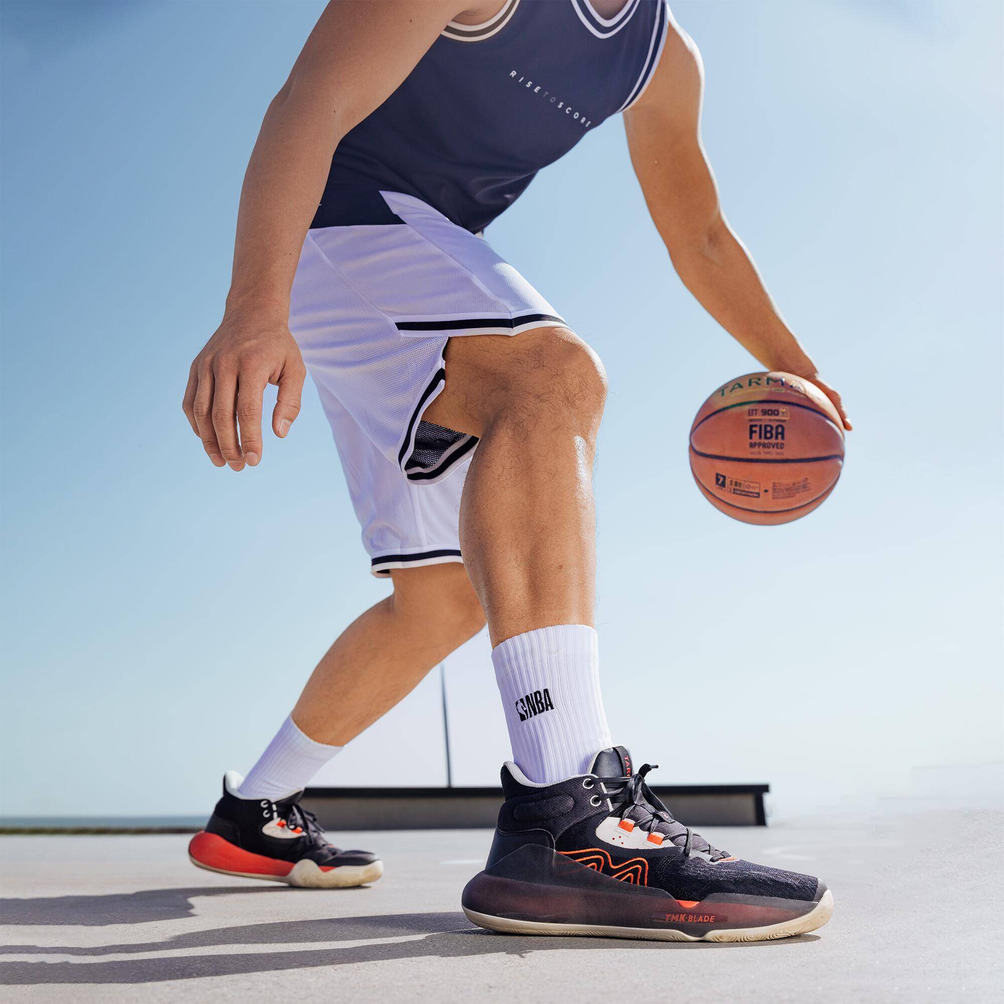 Men's/Women's Basketball Shoes SE 500 High - Black -  2