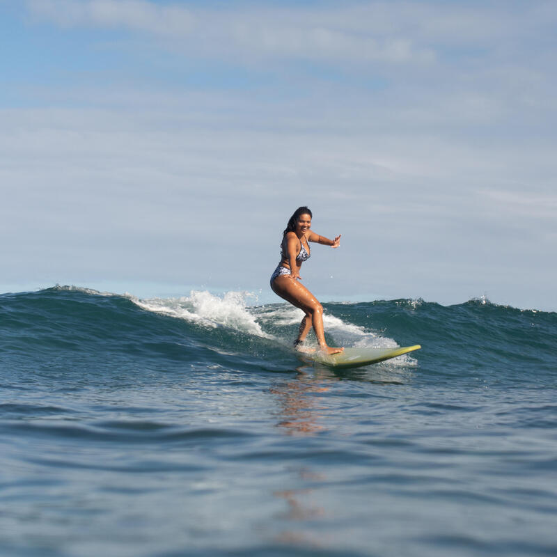 Prancha de surf em espuma 8'6" - 500 caqui