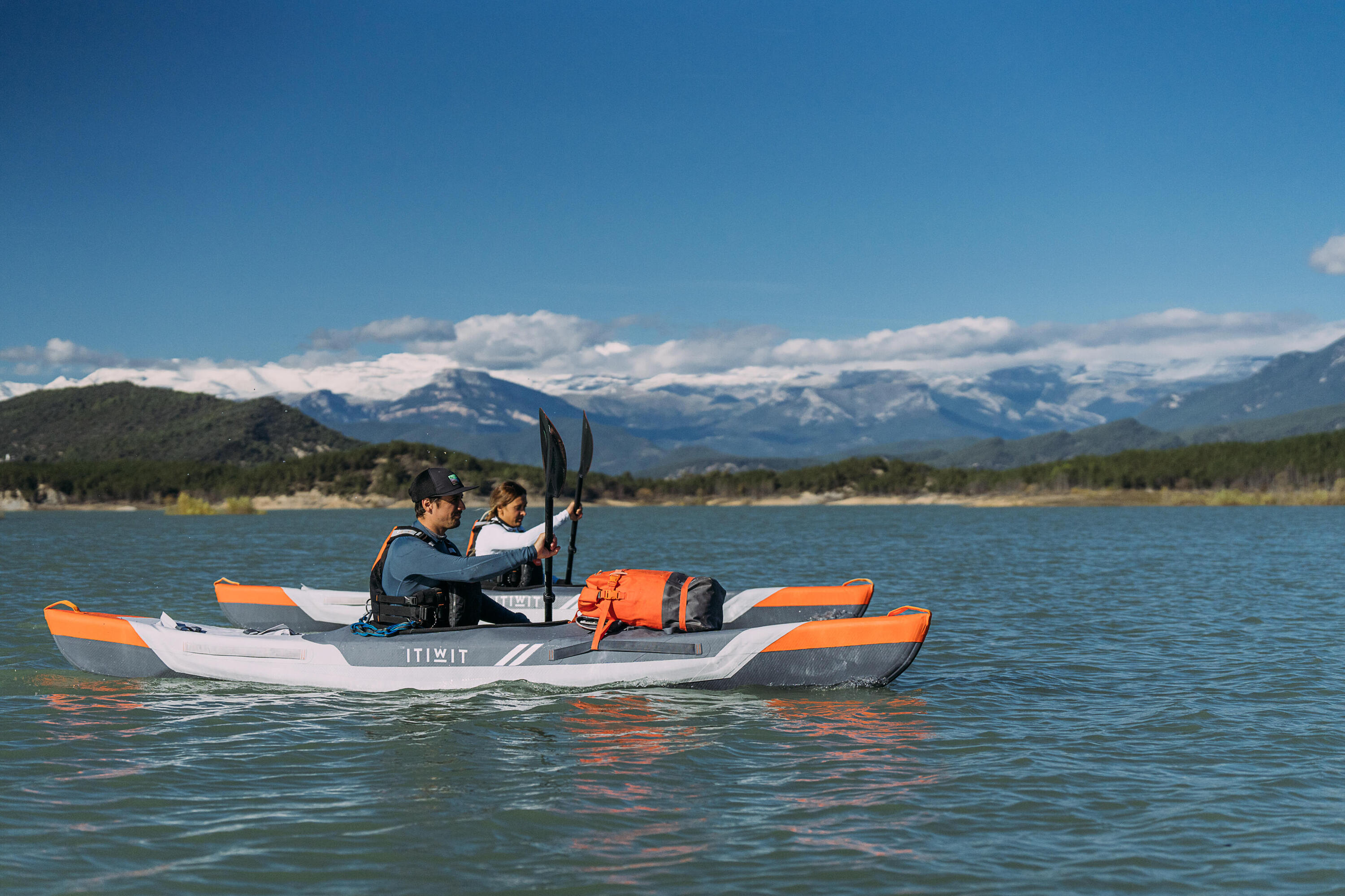 X500 1 PERSON TOURING INFLATABLE DROPSTITCH KAYAK 2/37