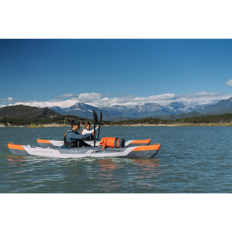 X500 1 PERSON TOURING INFLATABLE DROPSTITCH KAYAK ITIWIT Decathlon