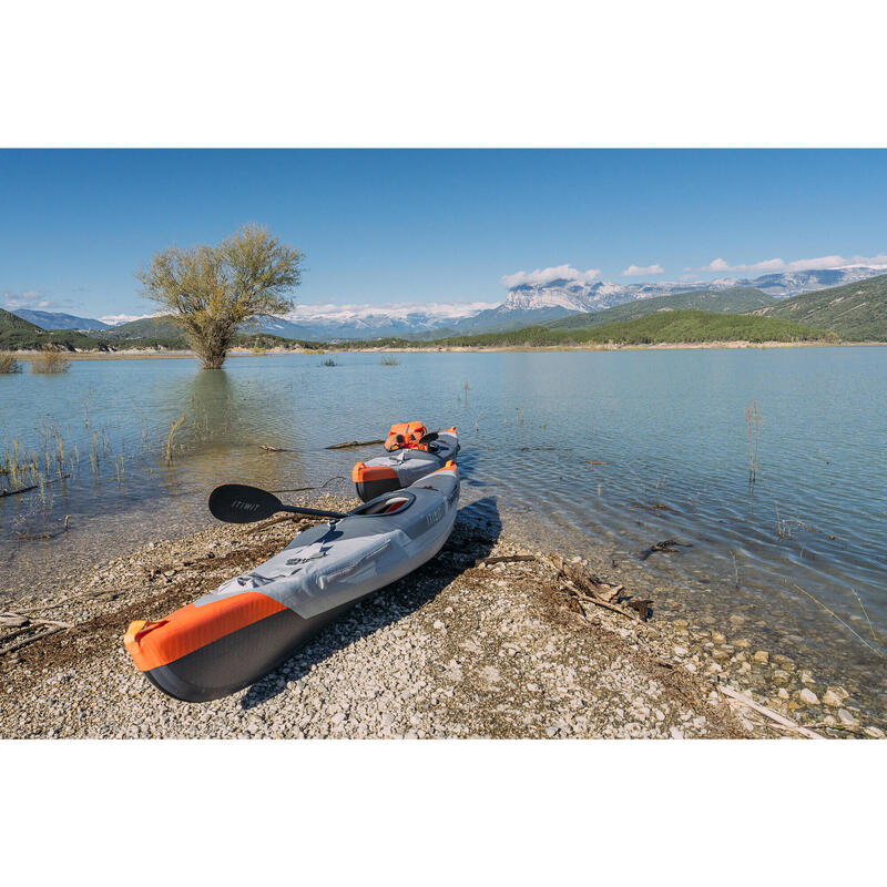 Kayak Hinchable Itiwit Drop Stitch alta presión Strenfit X500 1plaza Piragüismo.