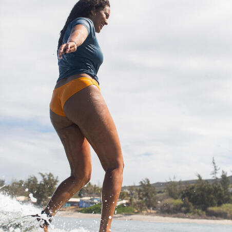 Футболка сонцезахисна жіноча з короткими рукавами синя