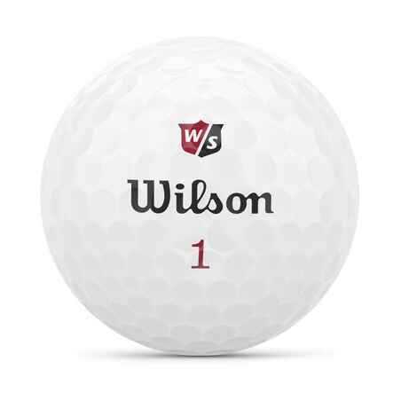 Golfo kamuoliukai „Wilson Duo Soft“, 12, balti