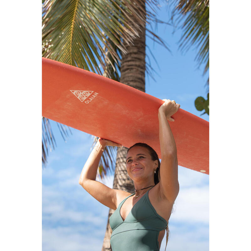 Surfboard 7' Erwachsene/Kinder Schaumstoff - 500 Soft orange