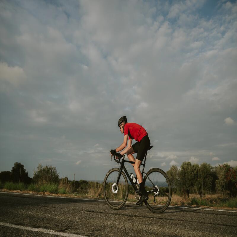 Spodenki rowerowe szosowe męskie Van Rysel Endurance na szelkach
