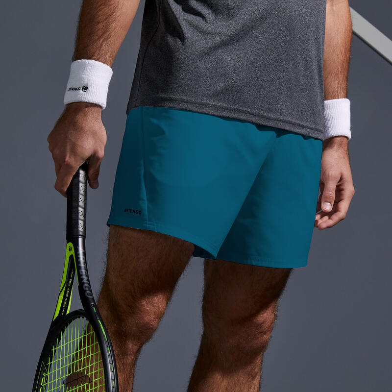Şort Tenis TSH100 Dry Essential Bleumarin Bărbaţi 