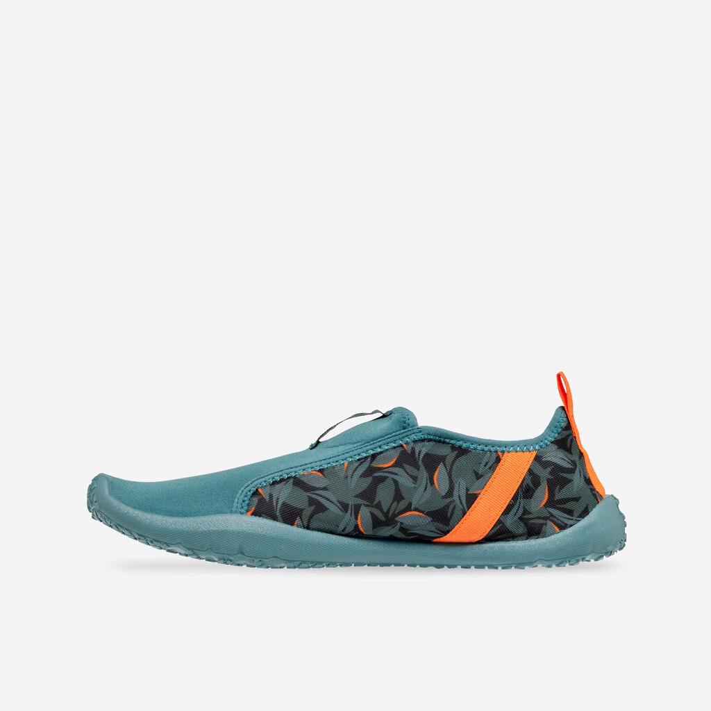 Chaussures aquatiques élastiques Adulte - aquashoes 120 awake Leaf orange