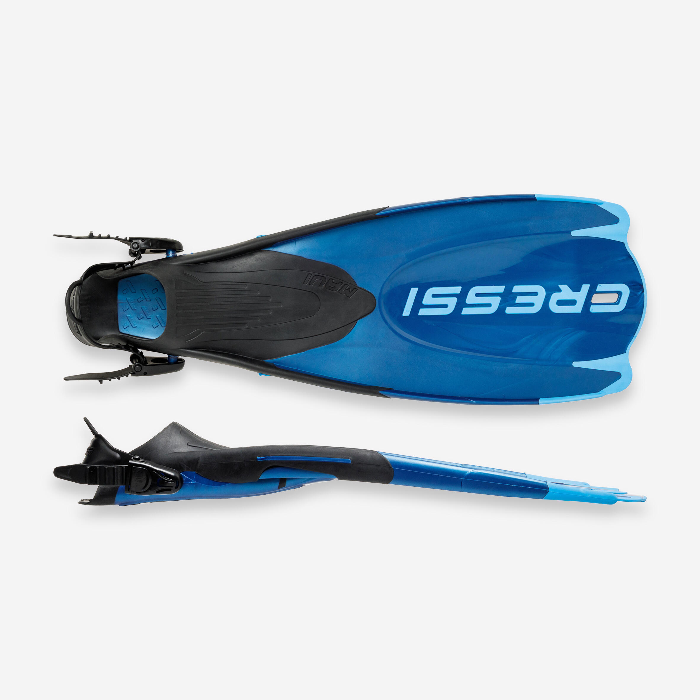 Tauchflosse Damen/Herren Maui blau 2/5