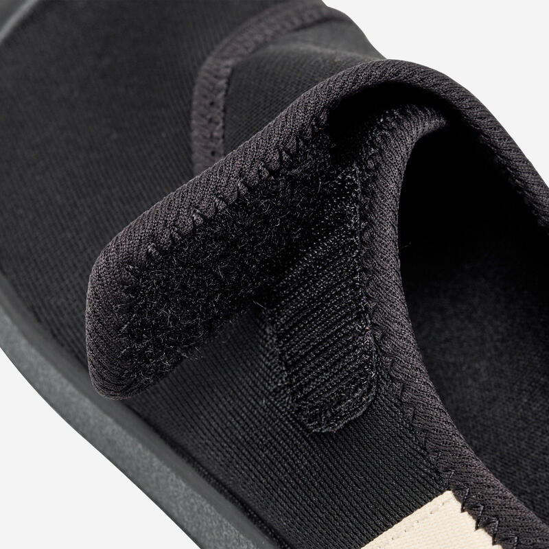Aquaschuhe Kinder Klettverschluss 120 schwarz