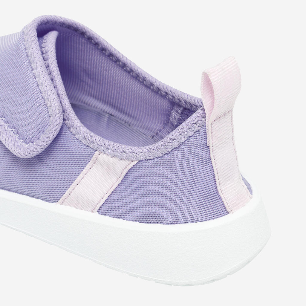 Chaussures aquatiques avec scratch Enfant - Aquashoes 120 abricot