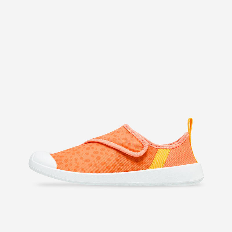 Chaussures aquatiques avec scractch Enfant - Aquashoes 120 - Abricot