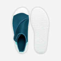 Kids’ water shoes with rip-tab - Aquashoes 120 lagoon