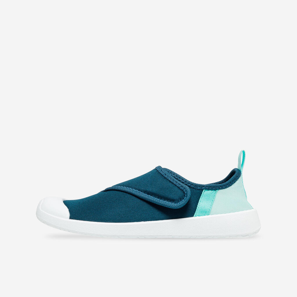 Chaussures aquatiques avec scratch Enfant - Aquashoes 120 abricot