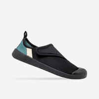حذاء مائي بأشرطة ذاتية اللصق للأطفال - Aquashoes 120 - أسود